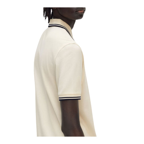 Fred Perry Polo Polo Uomo con doppia riga S P25 - FRED PERRYM3600 - Y22 - S - Francavilla Moda